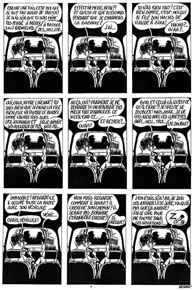 'Caractériel' by Etienne Lecroart, employing a 'iteration/variation' constraint