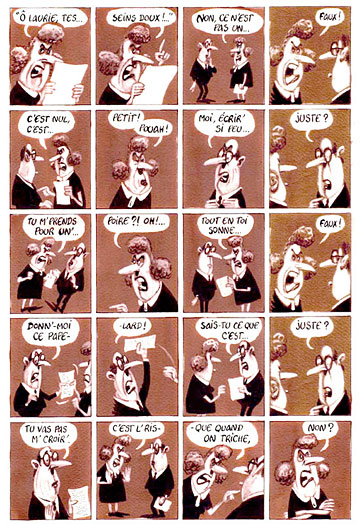 'Soupe-sonnet', panel 2, by Etienne Lecroart, employing a 'sonnet' constraint