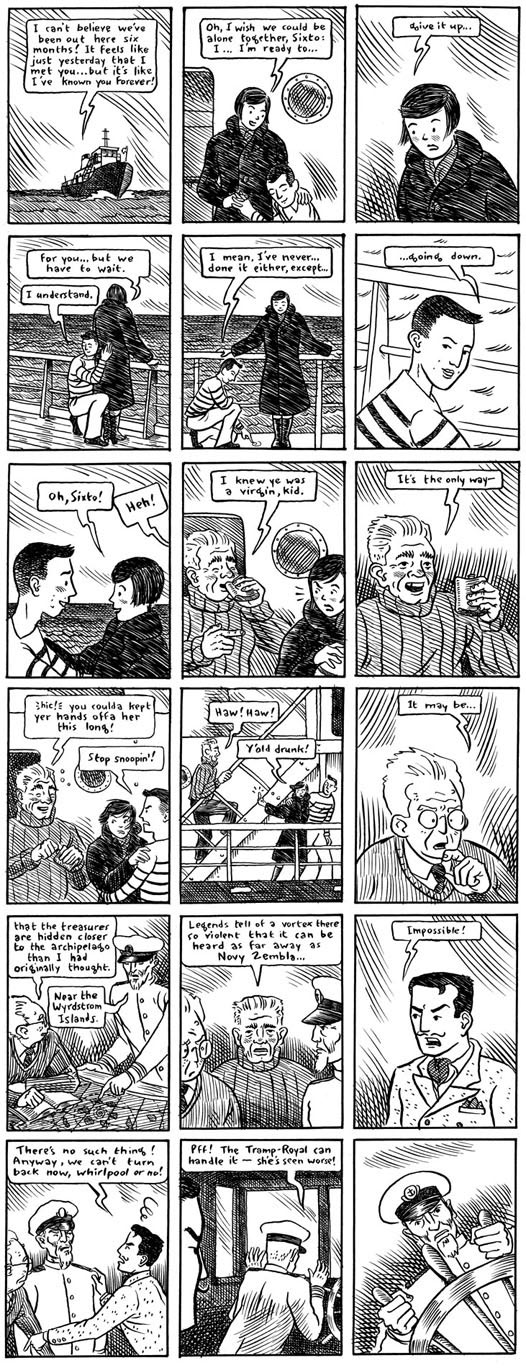 'The Six Treasures of the Spiral,' panel II.