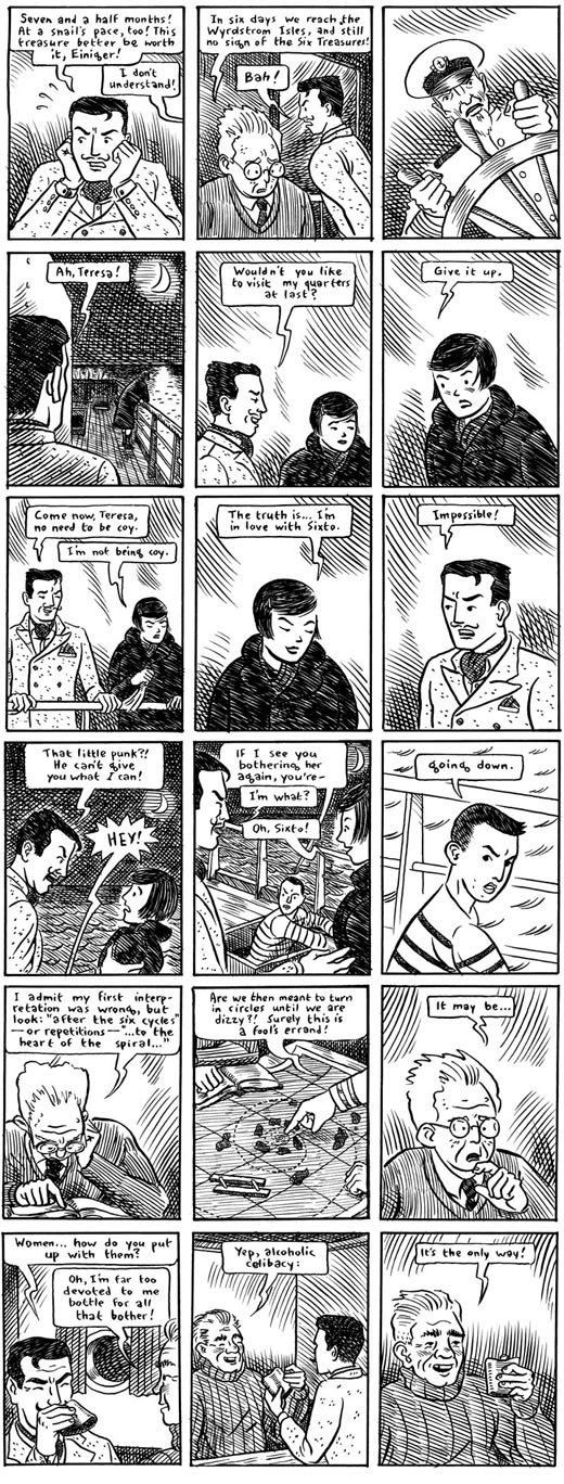 'The Six Treasures of the Spiral,' panel II.