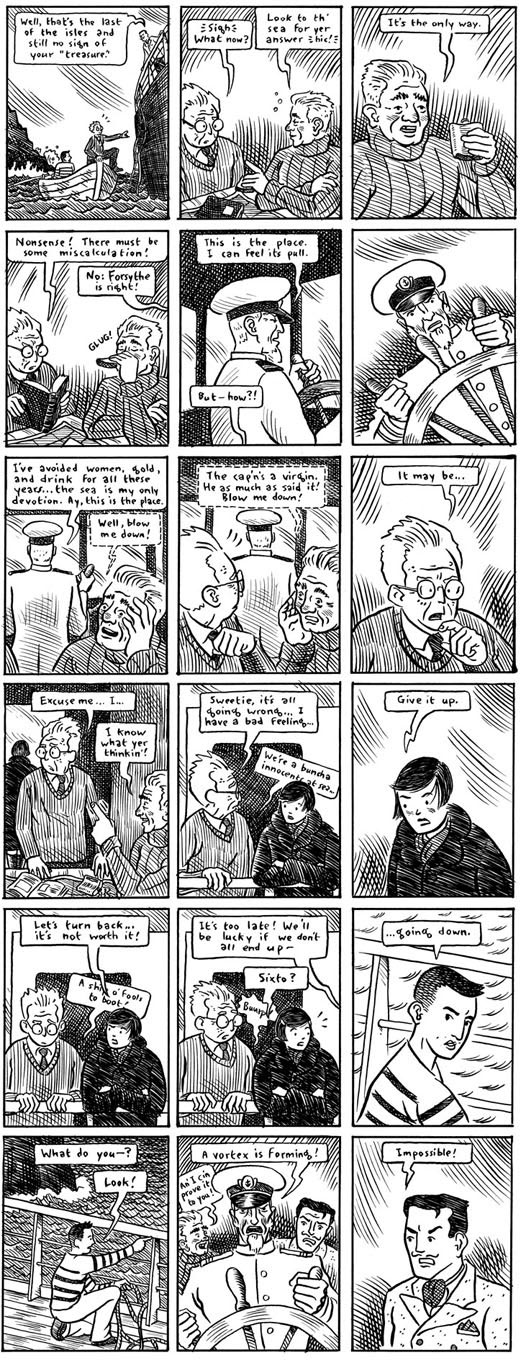 'The Six Treasures of the Spiral,' panel II.