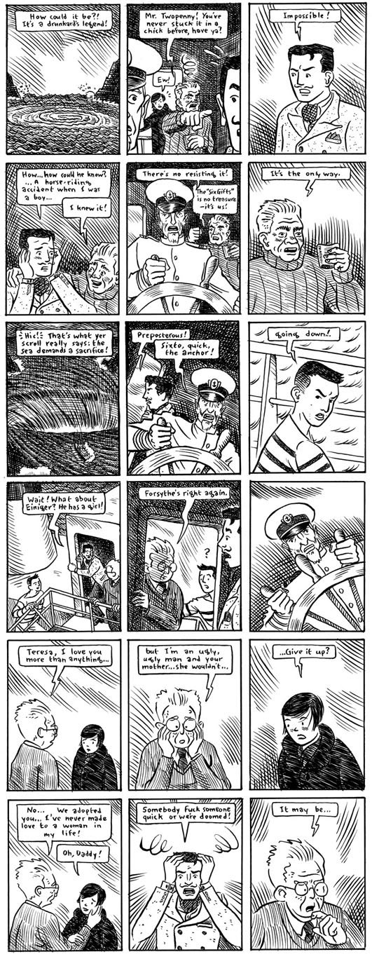 'The Six Treasures of the Spiral,' panel II.